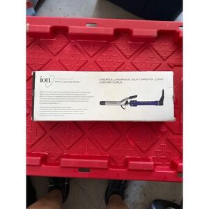 Ion Titanium Pro Curling Iron 1 Inch Hair Curler Professional Blue 301190 NEW